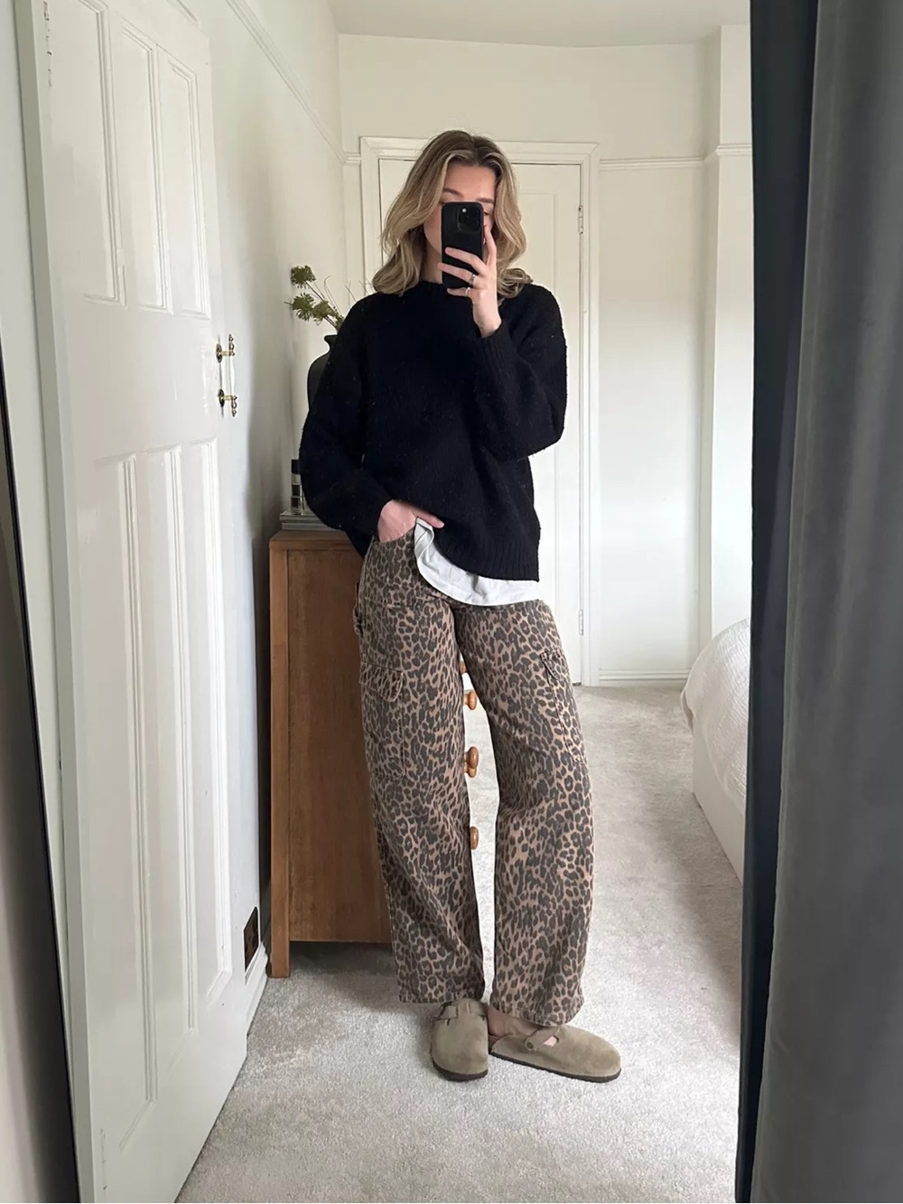 Damson Madder Leopard Carpenter Cargo Pants UK 8 / US 4 - Picture 16 of 16